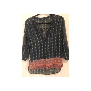 Cute lightweight blouse for spring time!